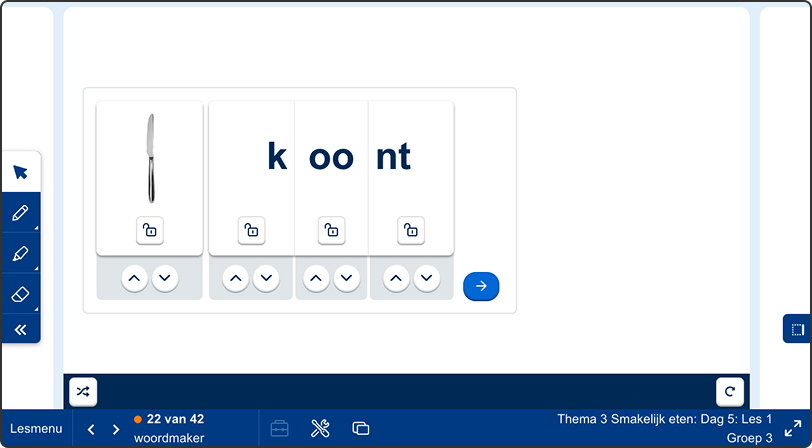 Wordmaker initial screen